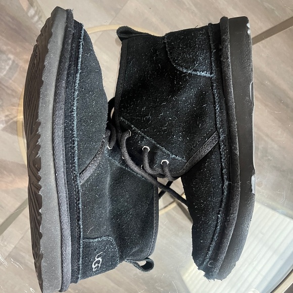 UGG WOMENS NEUMEL BLACK LACE
UP WINTER FUR SUEDE BOOT 6 - Picture 2 of 4